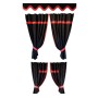 Blackout Microfiber Truck Cabin Curtain Set | Made in Italy