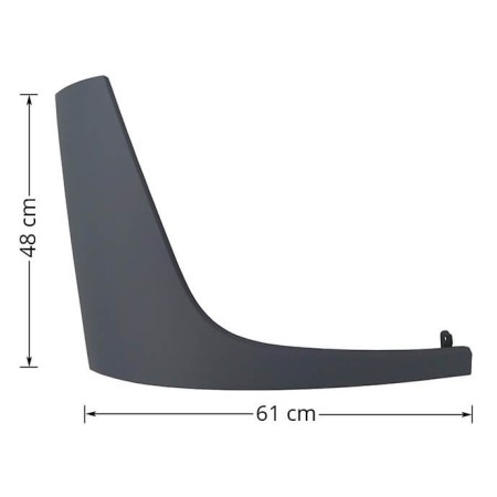 Scheinwerferabdeckung Rechts Grau Mercedes Actros Mp4 9608804005