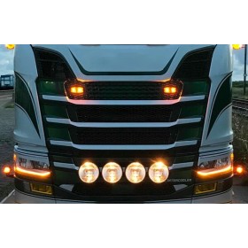 Kit Conversión DRL Luces Diurnas Naranja Scania S - R | Estilo Holandé