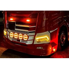 Kit Conversión DRL Luces Diurnas Naranja DAF XF - XG | Estilo Holandé