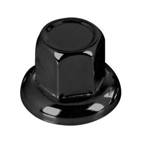 Stainless Steel Lug Nut Covers Trucks | Trailers - 33 mm - Black