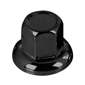 Stainless Steel Lug Nut Covers Trucks | Trailers - 32 mm - Black