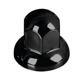 Stainless Steel Lug Nut Covers Trucks | Trailers - 33 mm - Black