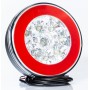 Fanale Posteriore Tondo Led Camion - Rimorchio - Motrice 12/24