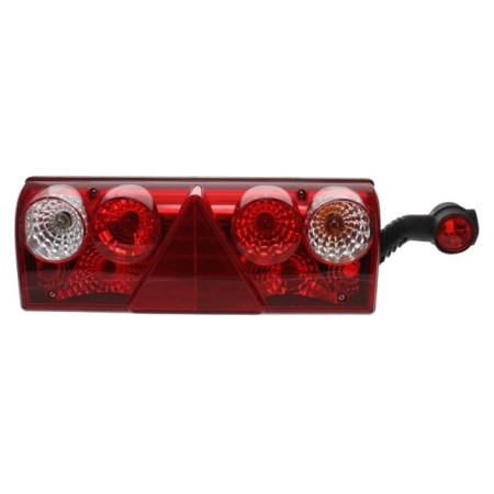 Rear Lamp Europoint 2 Right With Side Marker - Trailer - Semi-Trailer
