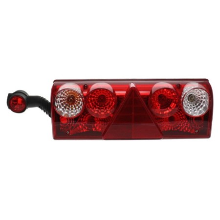 Rear Lamp Europoint 2 Left With Side Marker - Trailer - Semi-Trailer