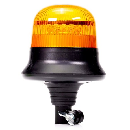 Lampeggiante Led Arancio Innesto Tubolare 12/24V