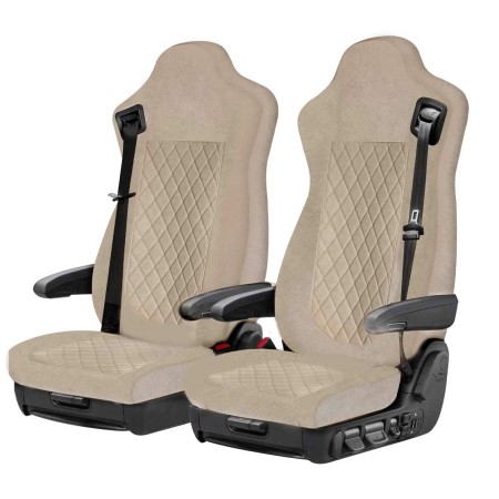 Seat Covers Iveco S-Way - X-Way - T-Way in Quilted Eco-Leather
