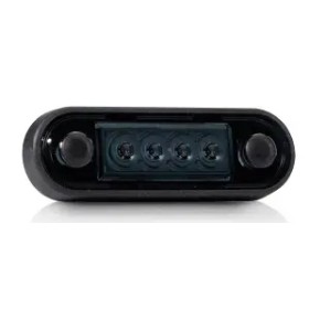 Begrenzungsleuchte Weiß 4 Led 12-24V Dark-Version Lkw - Anhänger