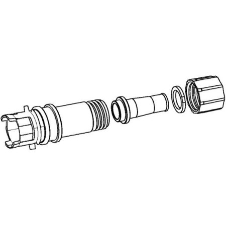 2-Pin Easycon Connector Kit For Hella Schmitz - Kögel - Krone Lights