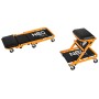 Camilla De Taller Plegable 2 En 1 Convertible En Taburete