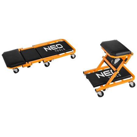 Camilla De Taller Plegable 2 En 1 Convertible En Taburete