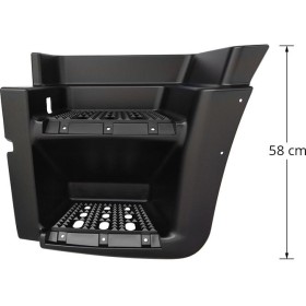 Caja De Acceso Izquierdo Negro Con Agujeros Iveco Stralis Hi-Way
