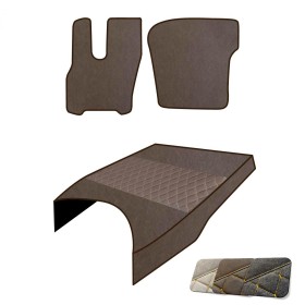 Set Of Floormats And Engine Cover In Eco-Leather Daf XF From 2022