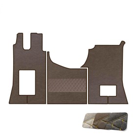 Tappeti Copricofano Ecopelle Cuciture Oro Mercedes Actros MP4 - MP5