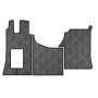 Quilted Eco-Leather Floor Mat Set Mercedes Actros Mp4