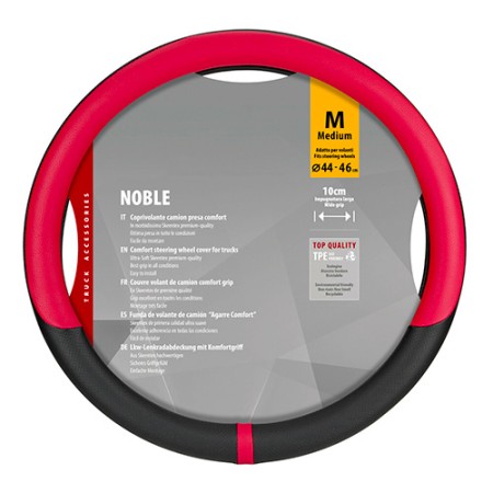 Coprivolante Camion Rosso - Nero In Skeentex Traforata E Traspirante