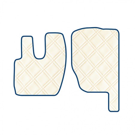 Set De Tapis En Cuir Synthétique Matelassé Renault Premium