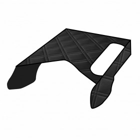 Tapis Cache Moteur Cuir Synthétique Matelassé Renault Premium