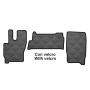 Set De Tapis En Cuir Synthétique Matelassé Iveco Eurocargo