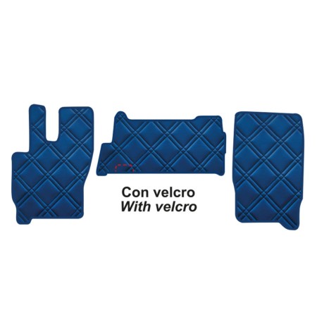 Juego De Alfombras En Cuero Sintético Acolchado Iveco Eurocargo