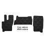 Set Carpets Quilted Eco-Leather Iveco Eurocargo