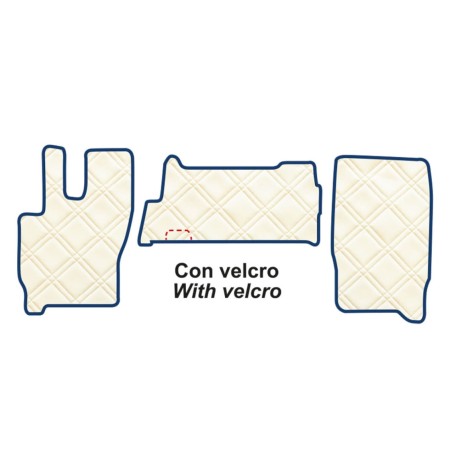 Juego De Alfombras En Cuero Sintético Acolchado Iveco Eurocargo