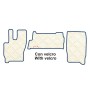 Set Carpets Quilted Eco-Leather Iveco Eurocargo
