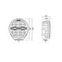 Led Auxiliary Light For Lightbar Or Truck Roof X-Spider Ninja 12/24V