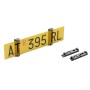 License Plate Holder Clip Semi-Trailer In Plastic Stainless Steel Spring