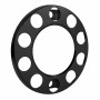 Anello Coprimozzo 10 Fori Acciaio Verniciato Nero Camion - Rimorchio
