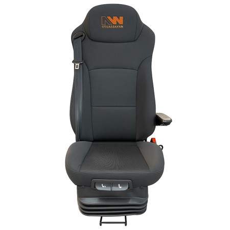 Asiento Neumático Completo Camión Universal En Tejido Lado Del Pasajero