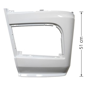 Left Bumper Corner Actros MP4 White