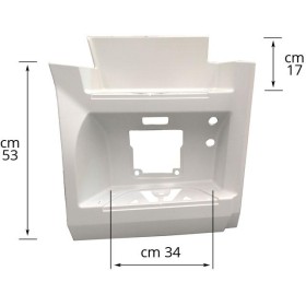 Stepwell Case Right Painted White Mercedes Actros Mp4