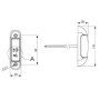 Side Marker Light Led White - Red 12/24v Truck - Trailer