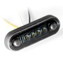 Begrenzungsleuchte Gelb 4 Led 12-24V Dark-Version Lkw - Anhänger