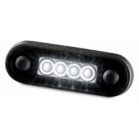 Side Marker Light White 4 Led 12-24V Trucks - Trailer