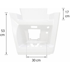 Stepwell Case Right Painted White Mercedes Actros Mp4