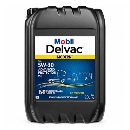 Olio Motore Mobil Delvac Modern 5W30 Advanced Protection 20 Litri Scania LDF-4