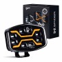 Faro LED Tetto Camion Roll Bar X-SPIDER 12/24V con Strobo