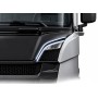 Cejas Luminosas 3D De Plexiglás Negro Con Led Blanco Scania S - R