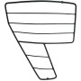 Griglia Protezione Proiettore Destra Renault T 2021, 7484901181