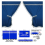 Tendine per camion blu