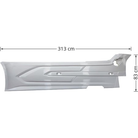 Carénage - Jupes Latéral Droite Daf XF | XG | XG+ Avec Apprêt, 2292753
