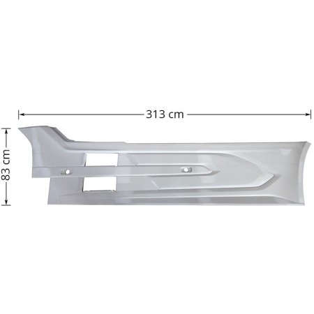 Seitenverkleidung Links DAF XF | XG | XG+ Mit Grundierung, 2292743