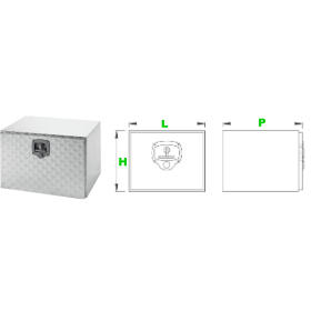 FLOWERED STAINLESS STEEL TOOL BOX