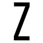 AUTOCOLLANT LETTRE "Z"
