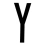 STICKER LETTER "Y"