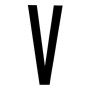 STICKER LETTER "V"