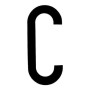 STICKER LETTER "C"